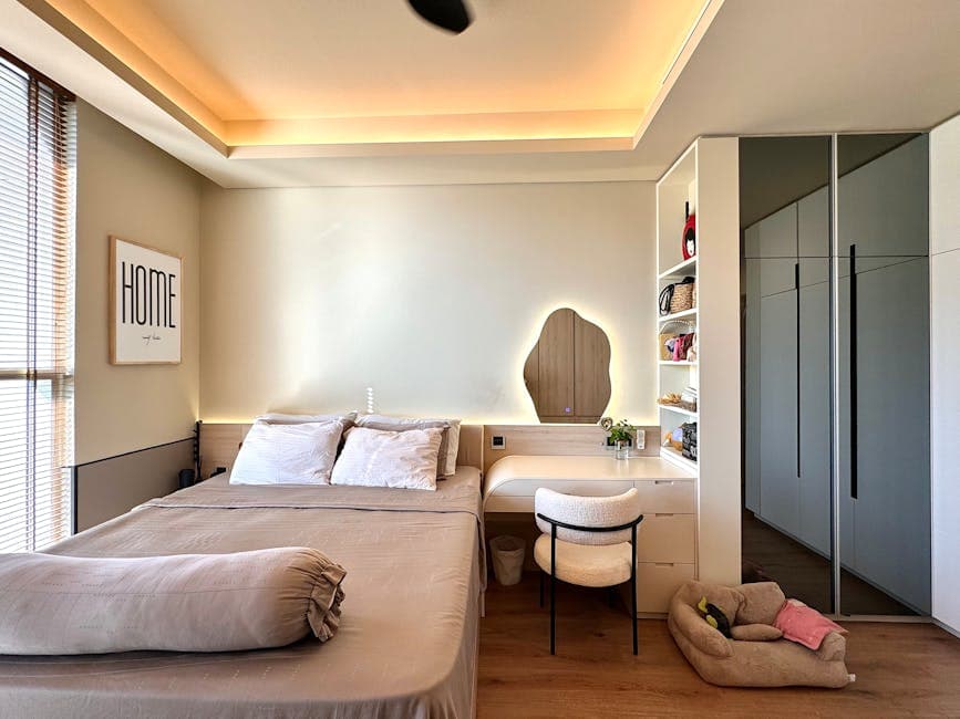 Japandi Bedroom Design Ideas - Thane — Interior Design in Mumbai