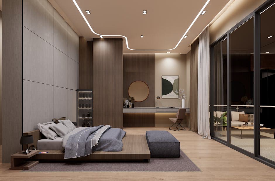Japandi Bedroom Design Ideas - Goregaon — Interior Design in Mumbai