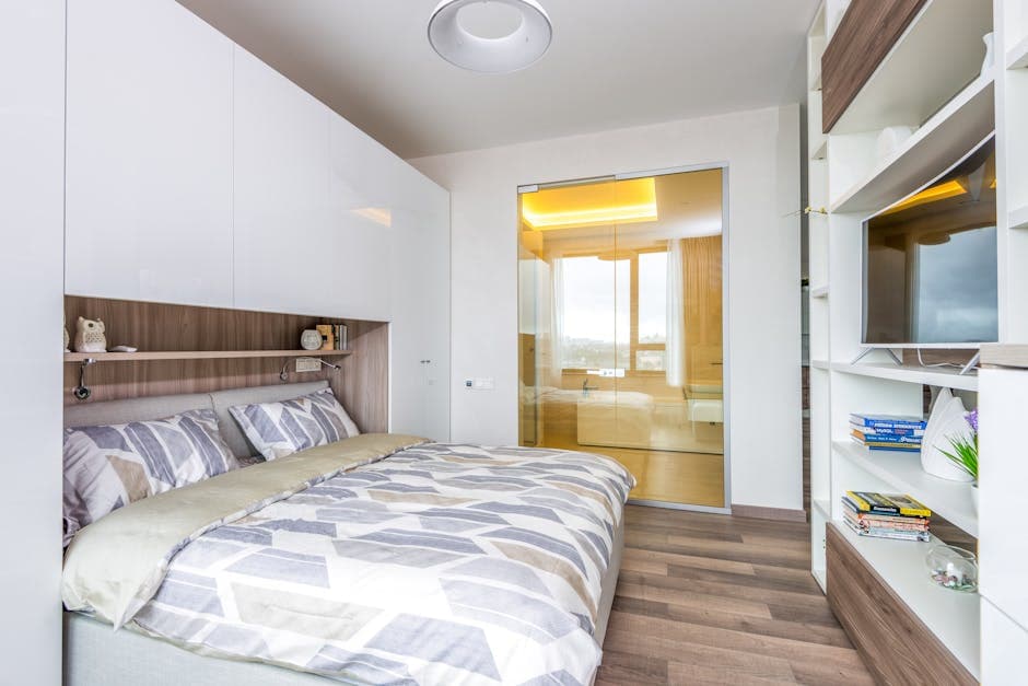 Platform Bed Modern Bedroom - Bandra 2 - Bedroom Interiors in Bandra