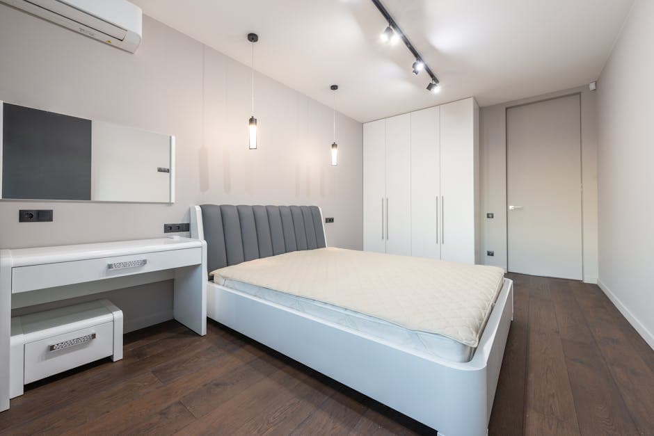 Platform Bed Modern Bedroom - Goregaon 2 - Bedroom Interiors in Goregaon