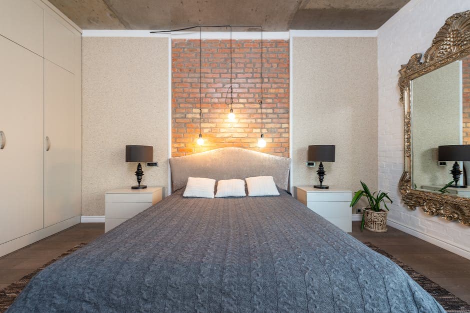 Platform Bed Modern Bedroom - Malad 2 - Bedroom Interiors in Malad