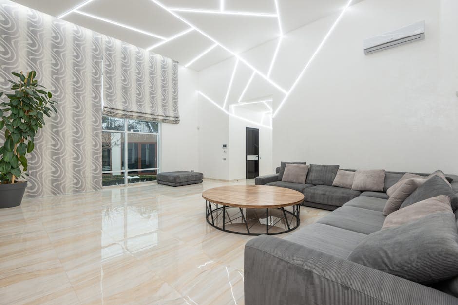 White Wall Modern Lounge - Andheri West 2 - Living Rooms in Andheri West