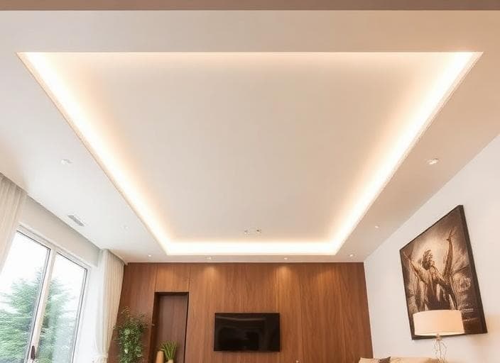 Santacruz Modern PVC Ceiling Transformation - Before