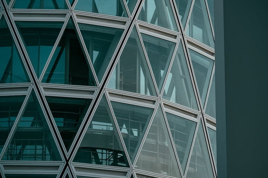 Geometric Pattern Window Film Installation in Mumbai