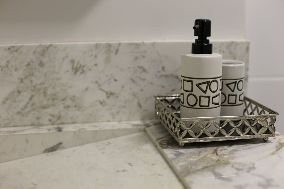 Minimalist Marble Bathroom Design Installation in Mumbai
