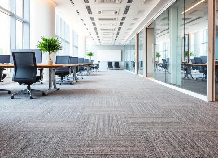 Powai Office Carpet Flooring Transformation - Before