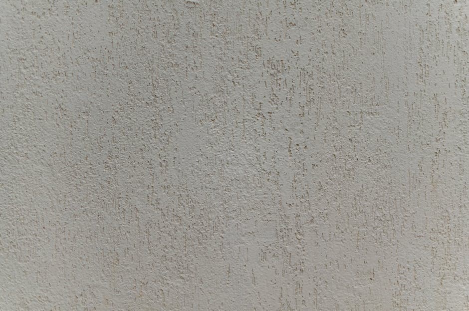 White Plaster Wall Texture Installation in Mumbai