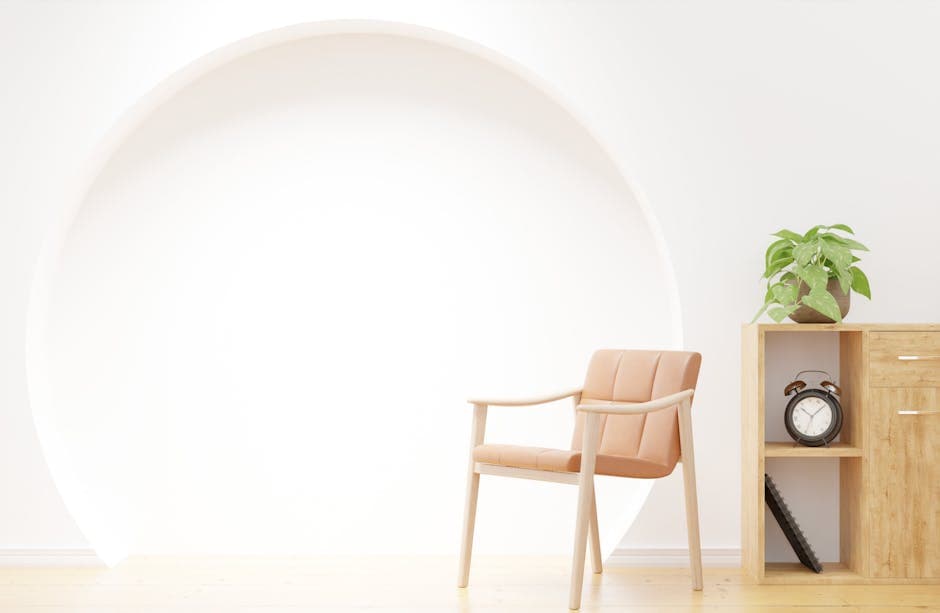 White Wall Modern Lounge Design Installation in Mumbai